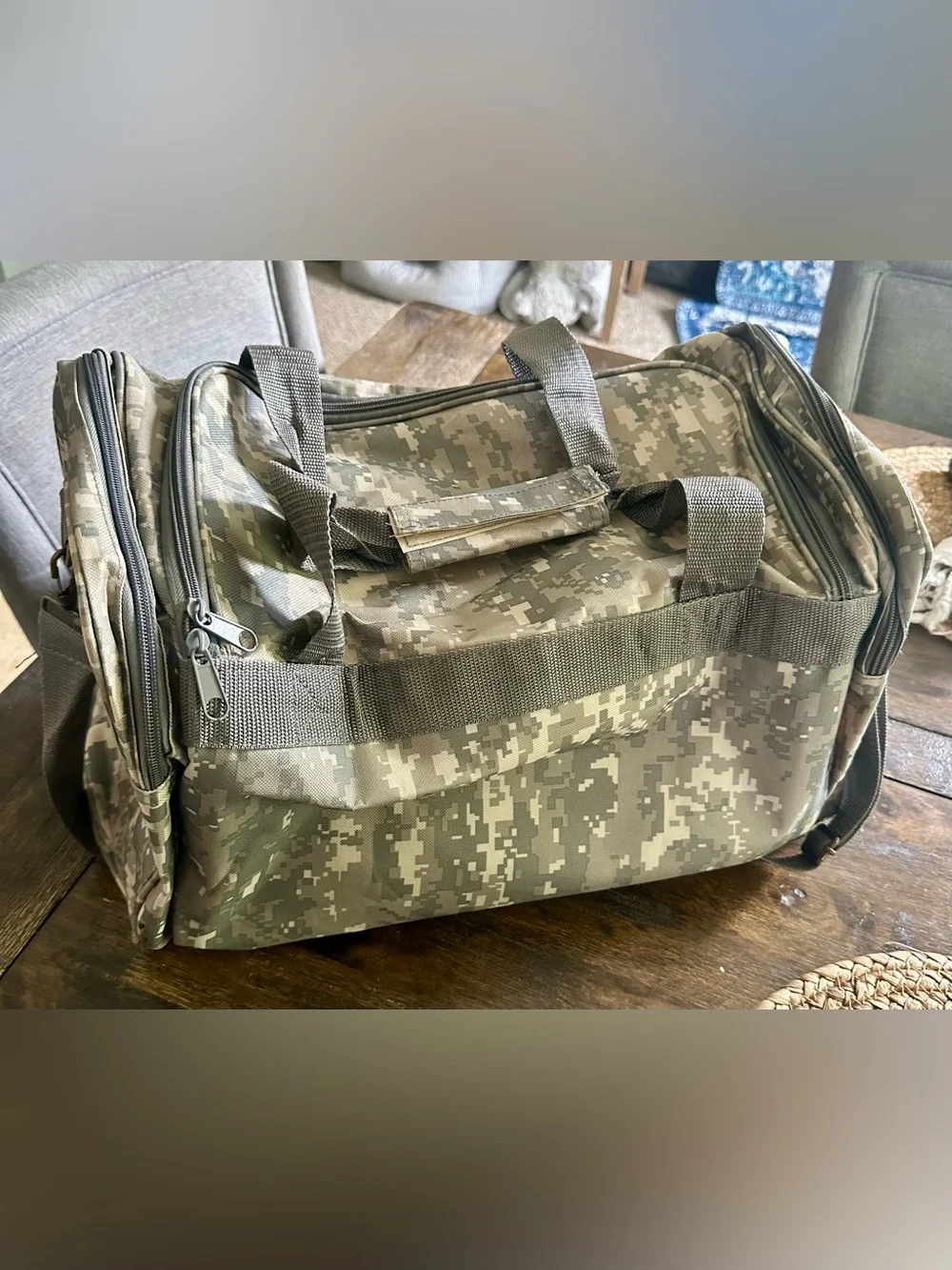 NRA Duffel Bag in Digital Camo